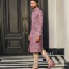 Purple Sherwani