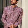 Purple Sherwani