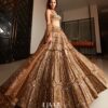 Olive and gold lehenga Set