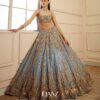 Azure Blue Lehenga Set