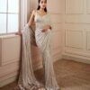 Ice Grey Saree