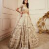 Sublime Ivory and Gold Lehenga