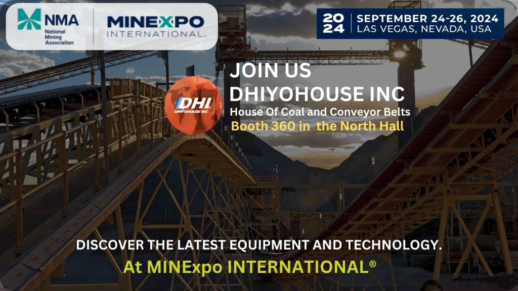 Mining professionals visiting Dhiyohouse Inc. at Booth 360 during MINExpo International 2024 Las Vegas.